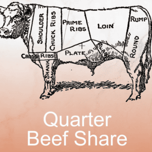 Quarter Cow (1/4) Beef Share