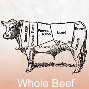 Whole Cow 21 days dry aged (100%grassfed and grass finished)
